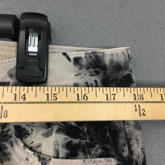 NWT Siwy Jean Womens Hannah Fascination Size 32 Tie Dye Black/Cream Low Rise - Picture 4 of 14